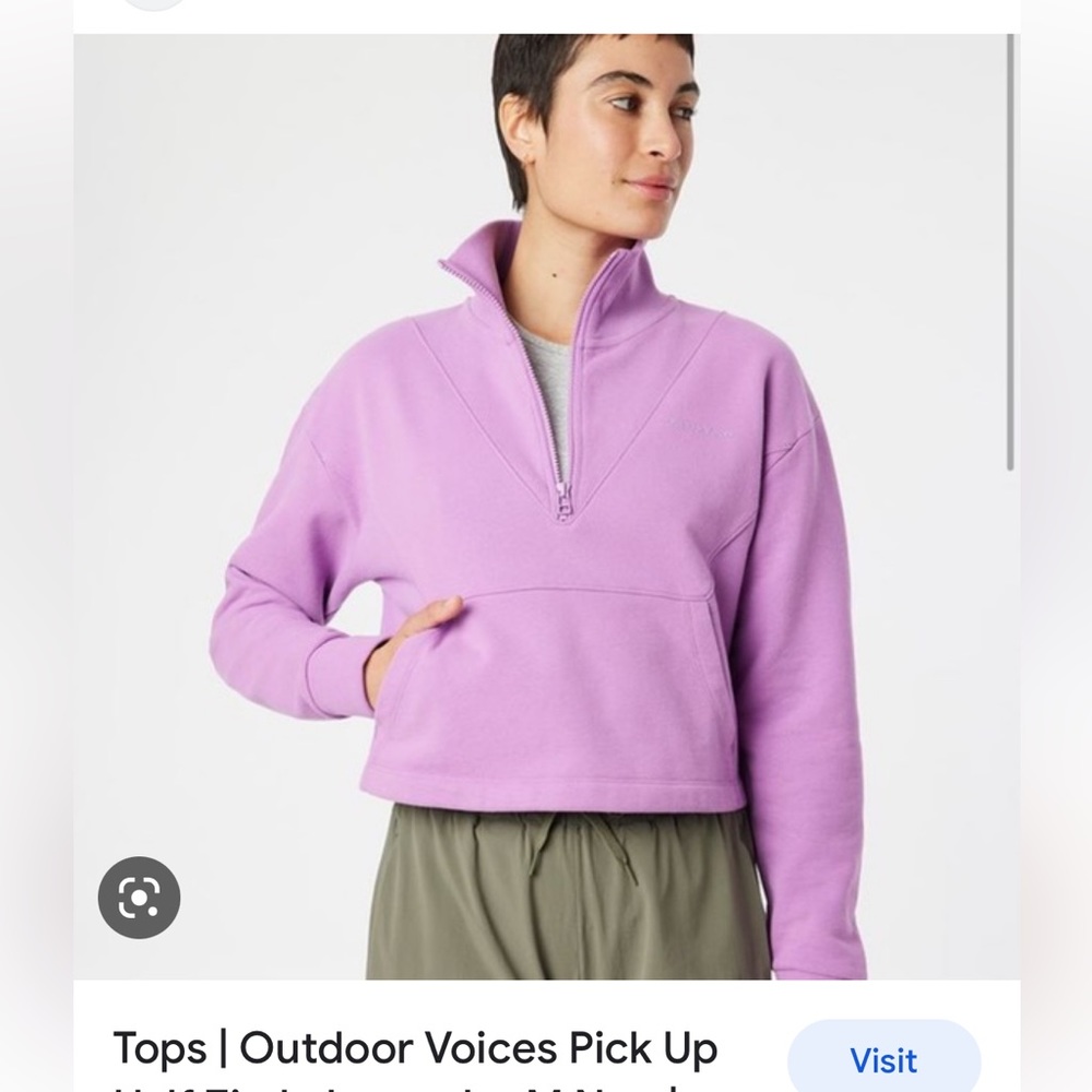 Outdoor Voices 1/2 Zip Pullover